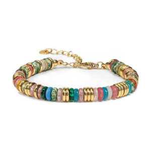 Colorful Gold Rainbow Bracelets for Women